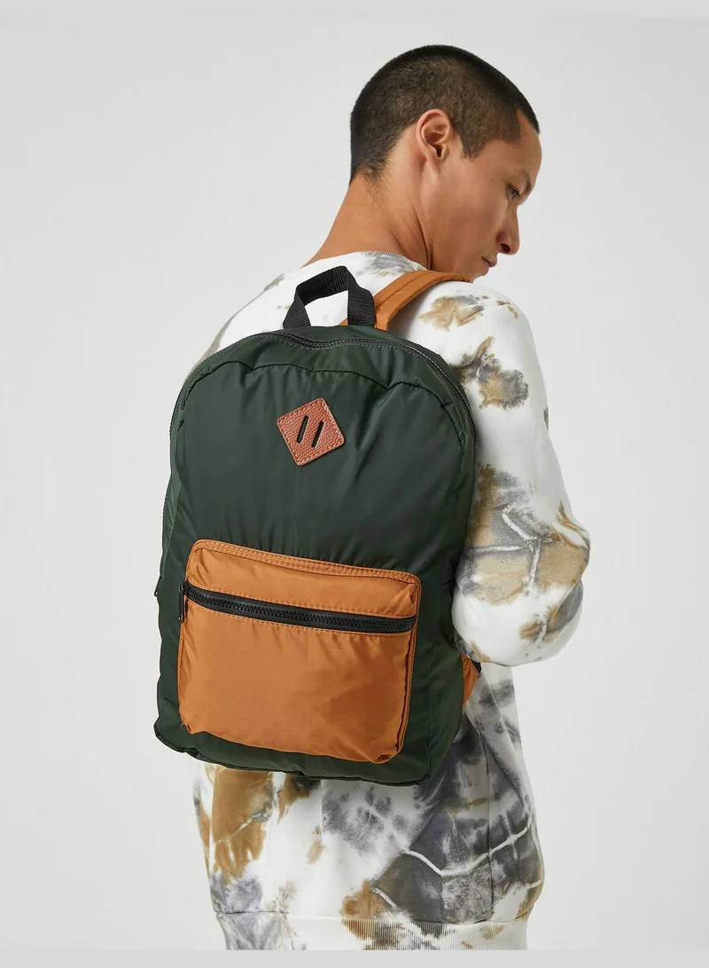KOTON Basic Backpack Zipper Detail