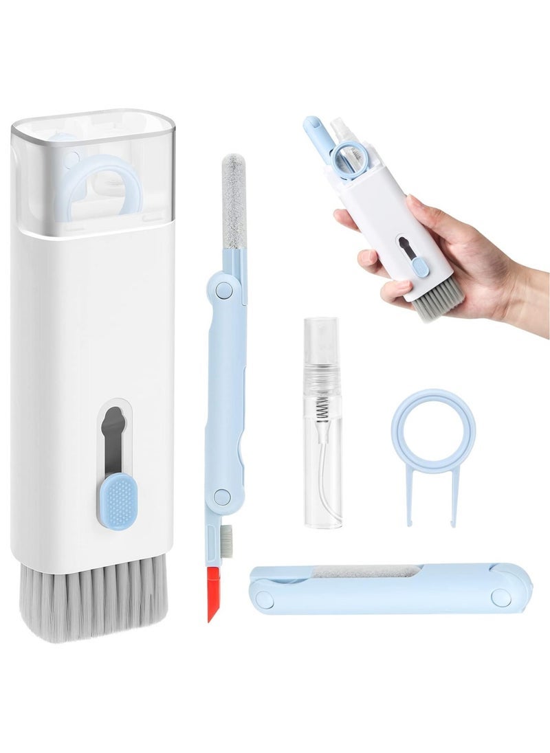 ELTRAZONE 7 in 1 Electronic Cleaning Kit for Laptop, Keyboard, Earbuds, and Mobile Devices – Includes Multi-Function Brush, Keycap Puller, Cleaning Pen, Soft Fiber Swipe, Spray Bottle & Detailing Tools – All-in-One Tech Gadget Cleaner Set - Image 1