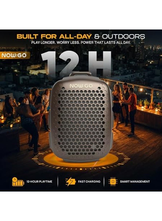 Rofee Lava Clip Portable Speaker Green - Magnetic Clip, 12 Hours Playtime, Waterproof, 5W Output, Ultralight - Inspiration for Music When Hiking and Running - Image 4