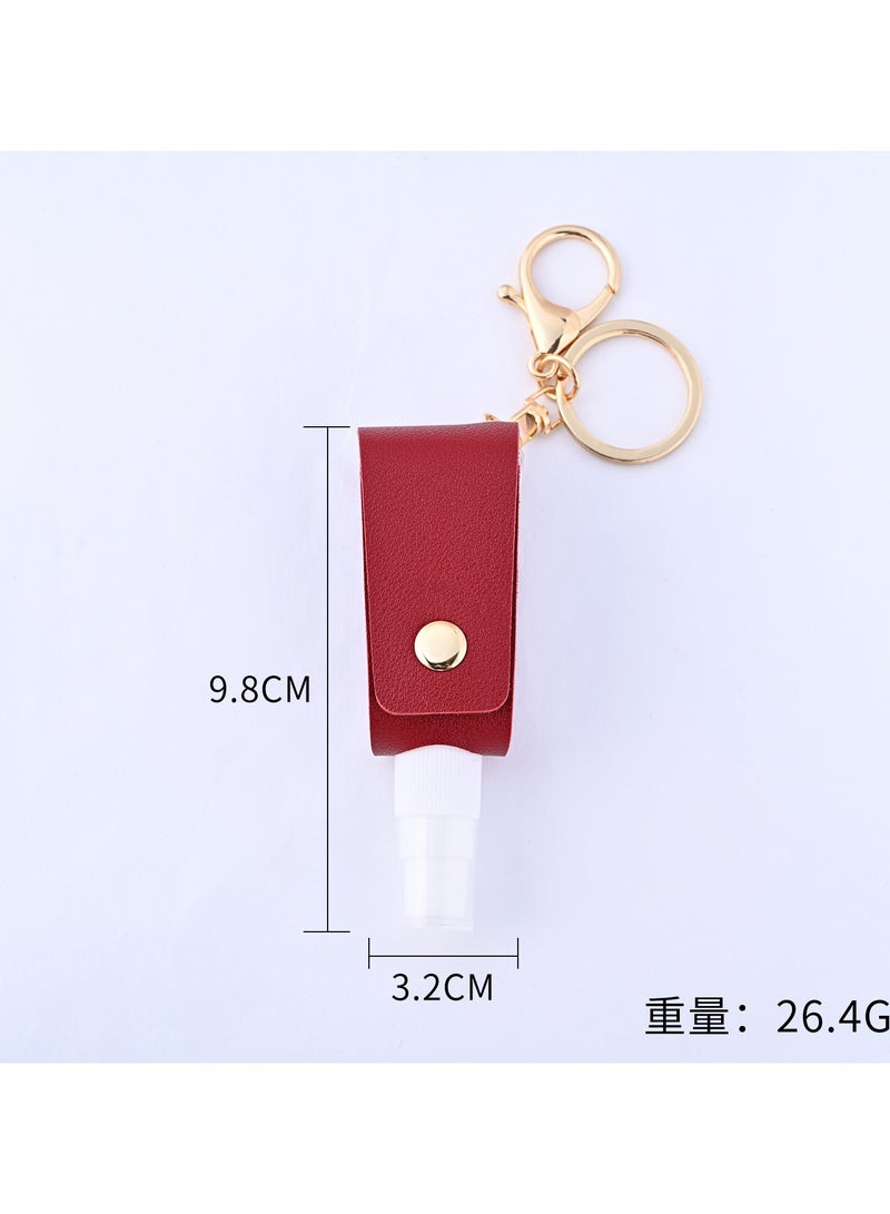 Small Squeeze Bottle with Keychain Portable Empty Travel Bottles Hand Refillable Containers for Liquid Storage  - Image 2