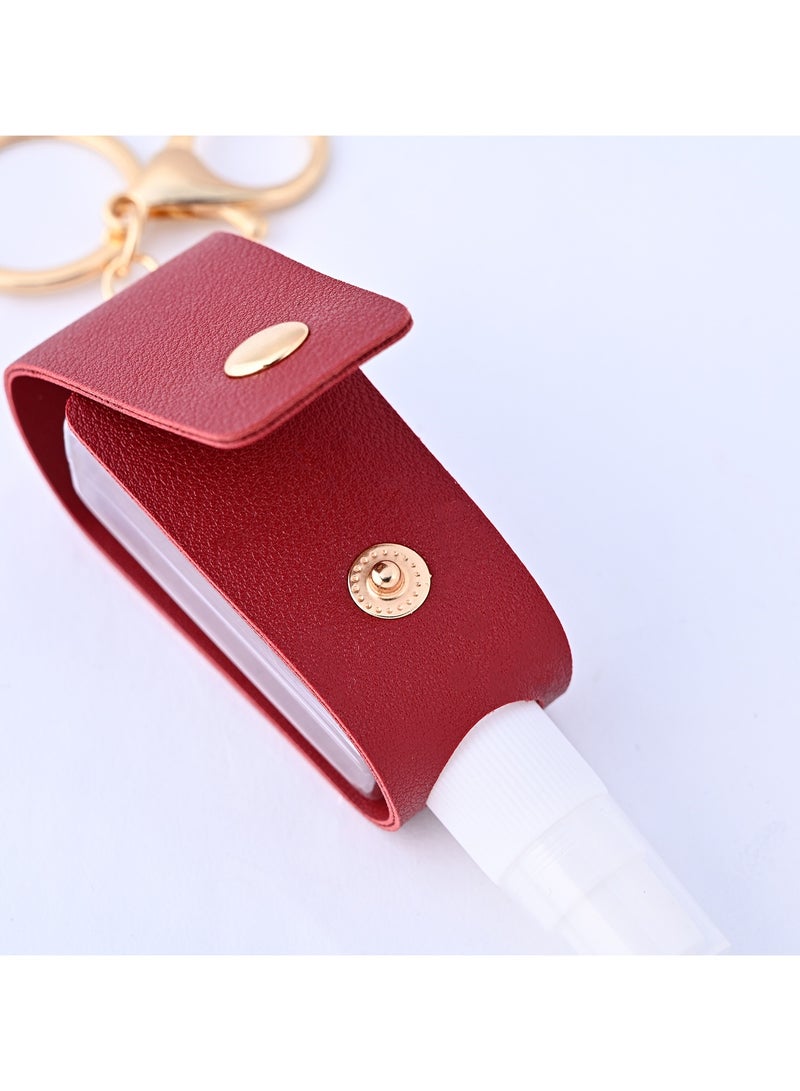 Small Squeeze Bottle with Keychain Portable Empty Travel Bottles Hand Refillable Containers for Liquid Storage  - Image 3
