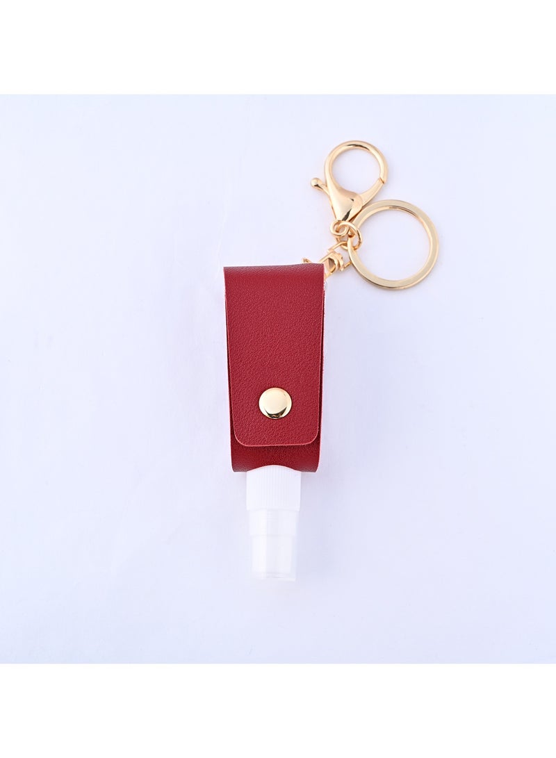 Small Squeeze Bottle with Keychain Portable Empty Travel Bottles Hand Refillable Containers for Liquid Storage  - Image 1