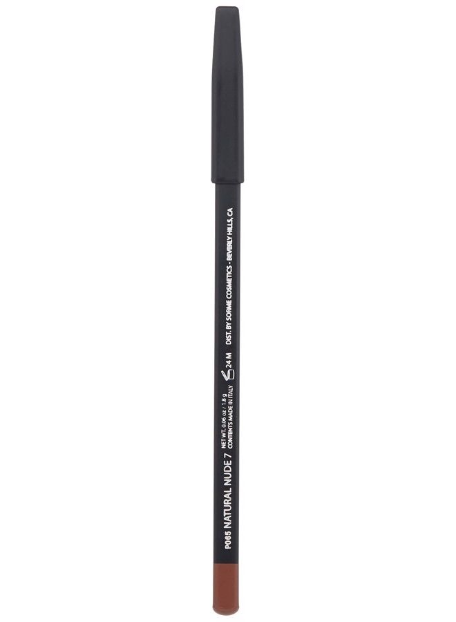Sorme Cosmetics Smearproof Lipliner in Natural Nude 0.06 oz | Smudgeproof Nude Lip Liner Pencil | High Definition Waterproof Lip Liners for Women | Hydrating Lip Pencil | Matte Lip Pencil Liner Makeup