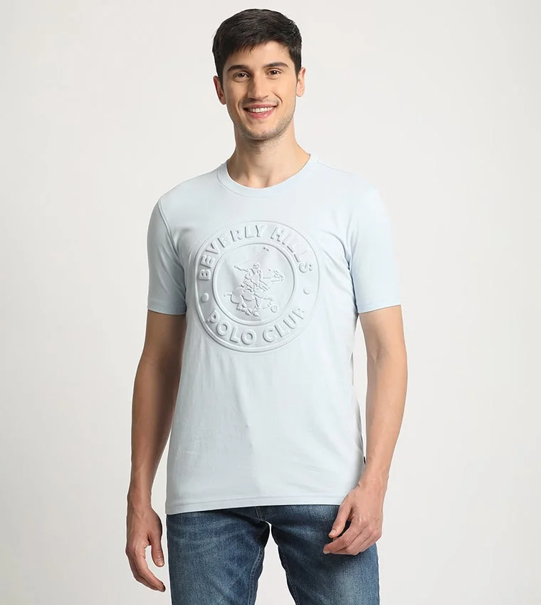 Beverly Hills Polo Club Logo Embossed Short Sleeves T-Shirt