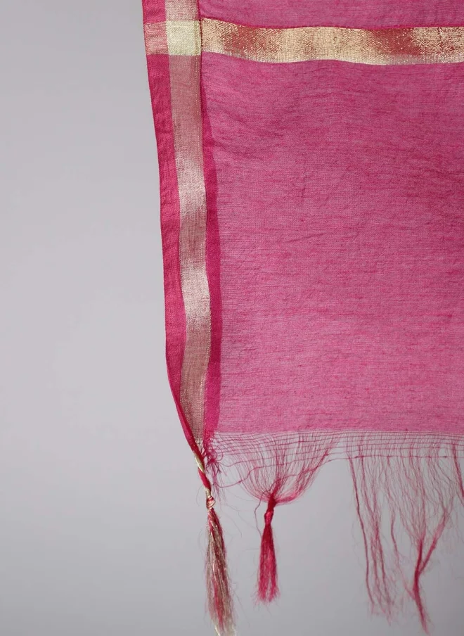 AKS Mauve Printed Lehenga Choli Set for Girls