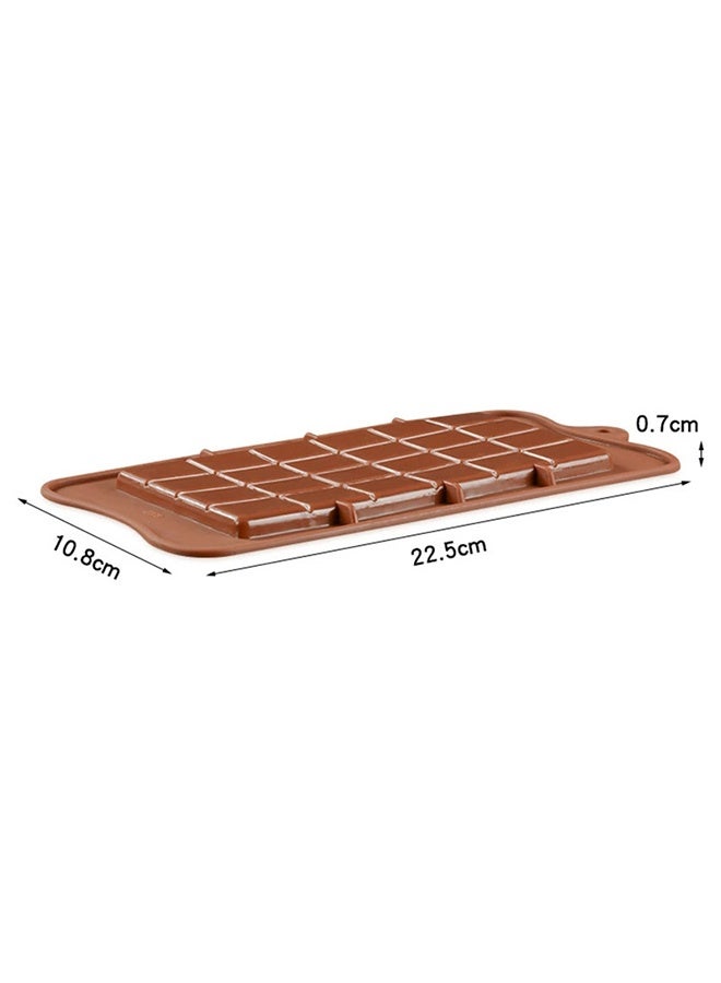 3 قطع قوالب كعكة الشوكولاتة بالشوكولاتة بني 22.5x10.8 سم - Image 2