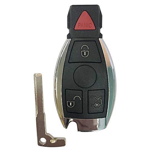 AUTO KEY MAX Car Key Fob Replacement for Mercedes-Benz Smart Keyless Entry Remote Control NEC BGA 2000+ Years FCCID:IYZ3312, IYZDC;by Auto Key Max (Single) - Image 1