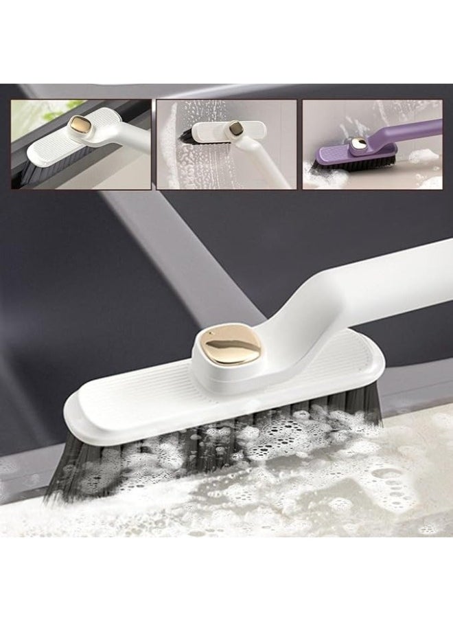 Generic Multifunctional Bathroom Cleaning Brush, Tile Cleaning Brush, Rotating Stiff Bristles Brush for Cleaning Cracks and Gap in Bathroom, Floor Cleaning Brush (Multicolor)  - Image 5
