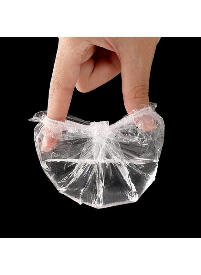 200pcs Disposable Ear Protectors Waterproof Ear Covers Plastic Shower Ear Protector Caps for Bathing Accessories Ear Cover Caps for Hair Dye Spa Salon - Image 5