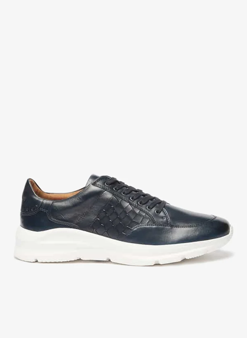 دوتشيني سنيكرز رجالي بنقوش مع إغلاق برباط