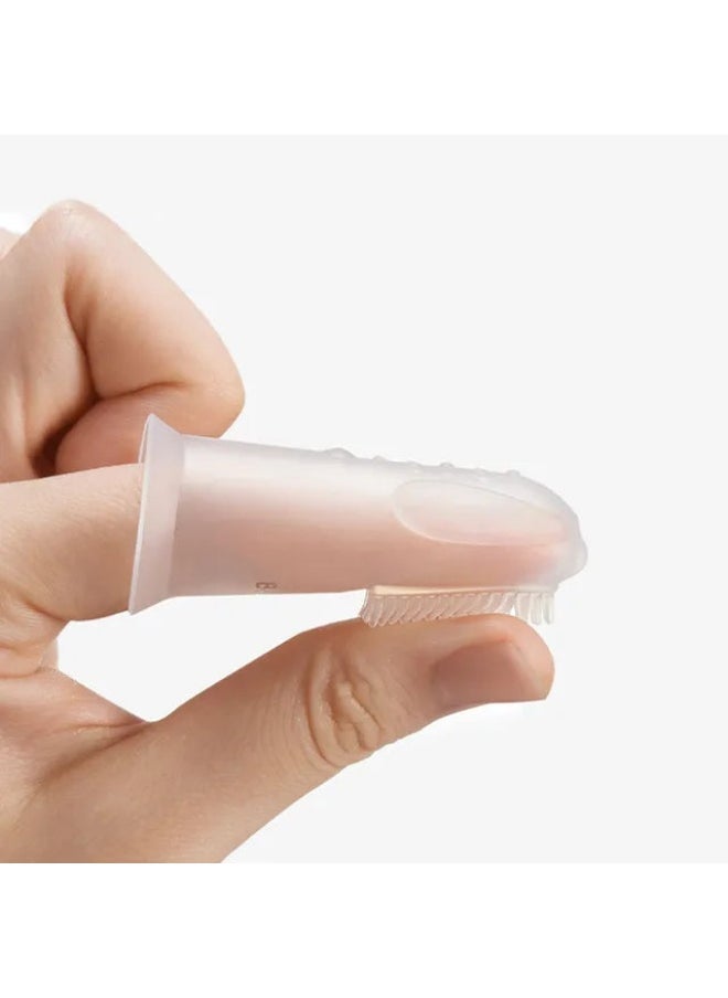 Babycare Baby Finger Toothbrush - Clear - Pack of 2  - Image 2