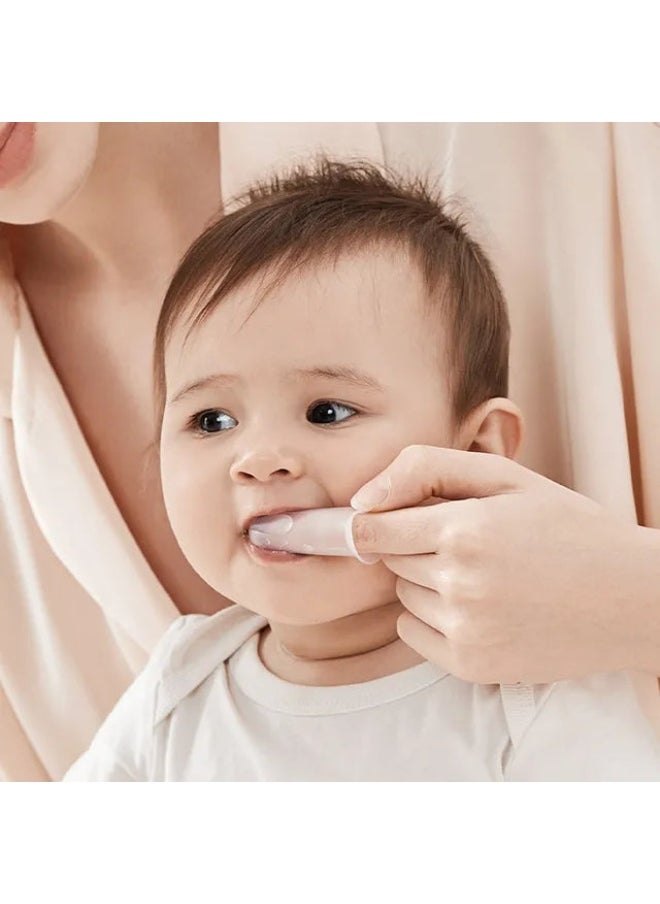 Babycare Baby Finger Toothbrush - Clear - Pack of 2  - Image 3