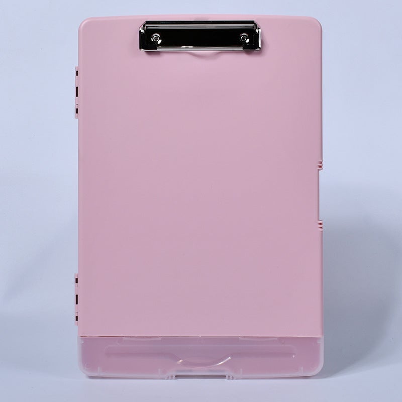 Multi-Functional Folder With Pen Slot Writing Pad Large Capacity Test Paper Data Storage Box Office Learning File Box - Image 1