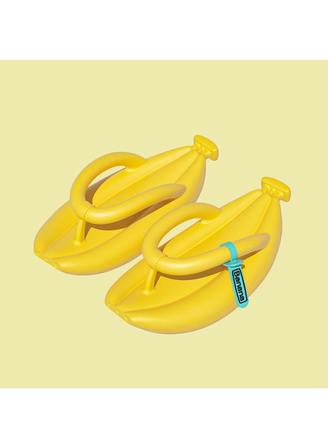 Banana Flip-flops Women's Thick Bottom Outer Wear Beach Summer Eva Slippers Men's Couple's Indoor Home Non-slip