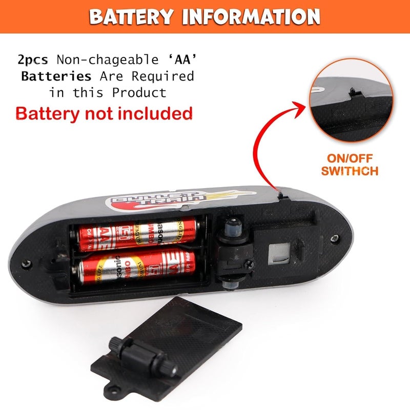 Magicwand Battery Operated High Speed Bullet Train| Electric Toy Train| Toy Train with Large Track Set for Kids[Pack of 2 Train Sets] - Image 4