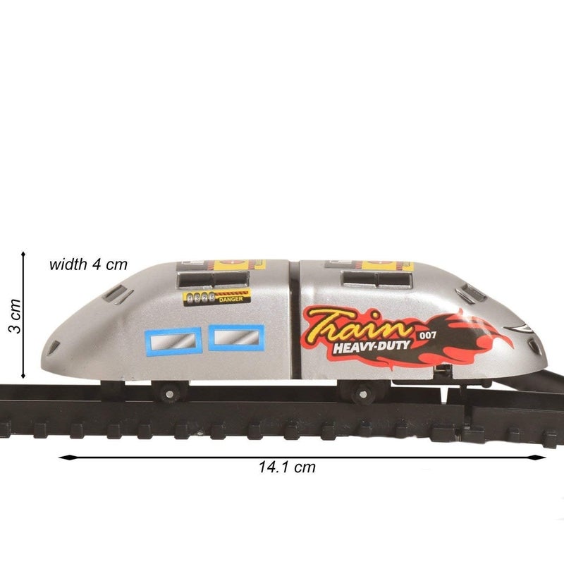 Magicwand Battery Operated High Speed Bullet Train| Electric Toy Train| Toy Train with Large Track Set for Kids[Pack of 2 Train Sets] - Image 3