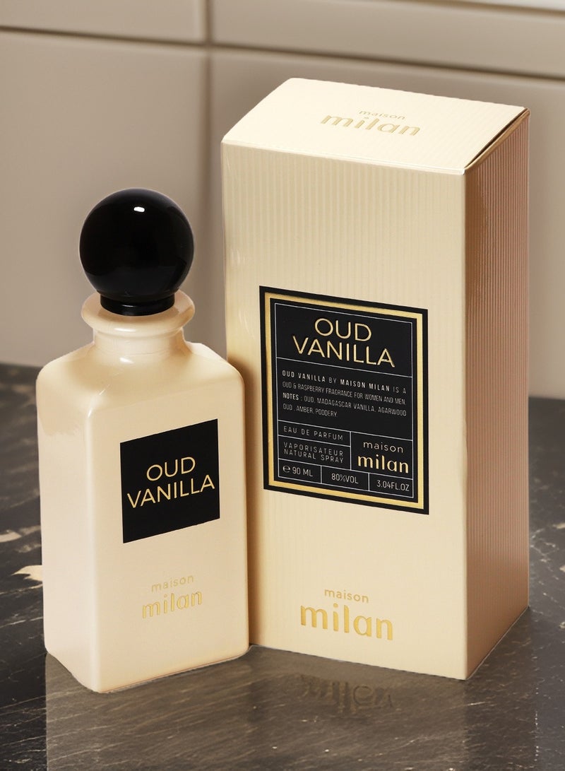 Maison milan Oud Vanilla EDP 90ml Perfume - Image 4
