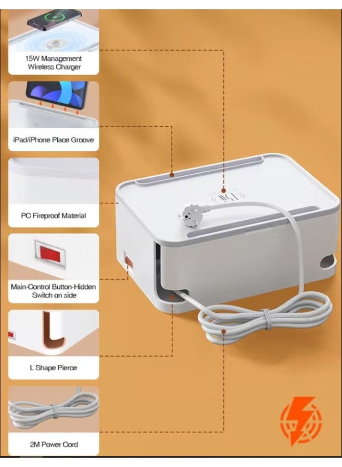 ريبنيو صندوق شريط الطاقة اللاسلكي Defender Series بقوة 2500 واط باللون الأبيض - Image 3