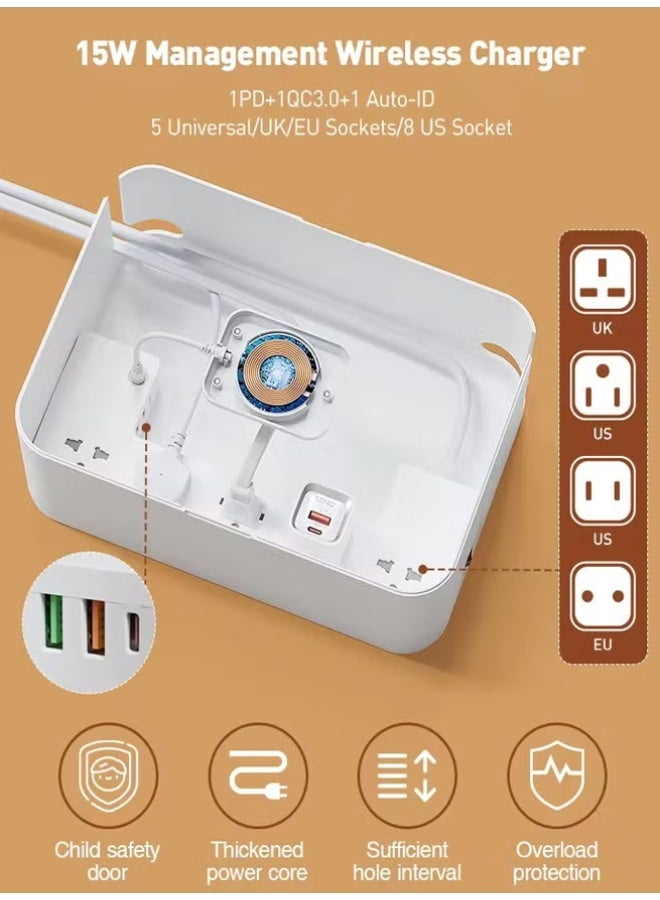 ريبنيو صندوق شريط الطاقة اللاسلكي Defender Series بقوة 2500 واط باللون الأبيض - Image 2