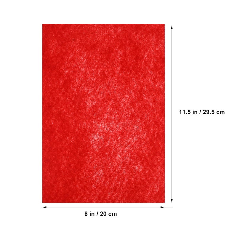 ألواح قماش اللباد القاسي 20 قطعة مقاس 20 سم × 30 سم لأعمال الحرف اليدوية والخياطة والديكور DIY - Image 3