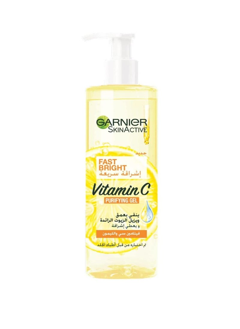 Garnier Fast Bright Vitamin C Purifying Gel 400 ml 