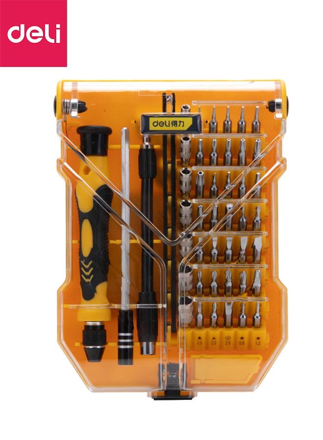 Deli 45-Piece Precision Screwdriver Set - Image 1