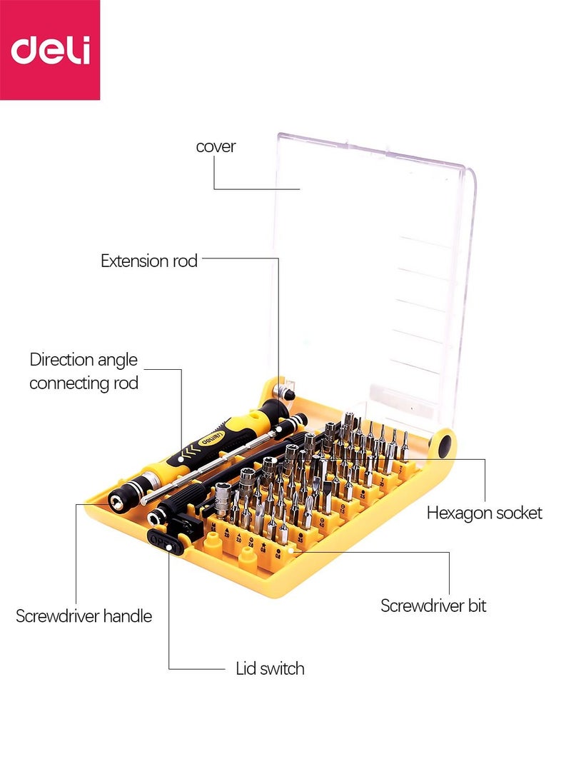 Deli 45-Piece Precision Screwdriver Set - Image 2
