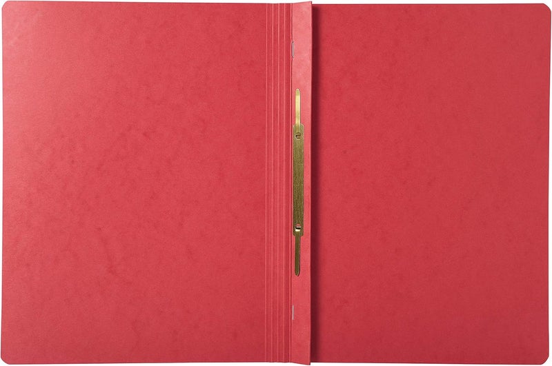 Exacompta - Ref 380803B - Iderama Collection - Flat Bar Files - 240 x 320mm in Size, Suitable for A4 Documents, 355gsm Glossy-Coated Pressboard - Red (Pack of 25) - Image 2