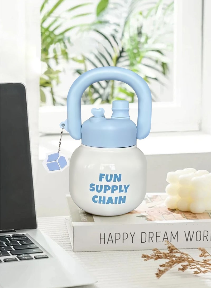 بيروي قارورة حرارية أنيقة ٦٨٠ مل من الفولاذ المقاوم للصدأ - تصميم مقاوم للتسرب، مصفاة شاي قابلة للإزالة ومقبض مريح، مثالية للاستخدام المنزلي والمكتبي والسفر والجامعي - Image 1