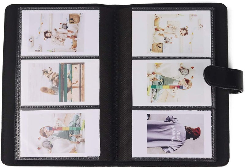 FotoCart 96 Pockets Mini Film Photo Album Book for Instax Mini LiPlay 11 9 8 7s 70 90 Link Instant Camera 3 Inch Polaroid Picture Name Card Holder (Black) - Image 3