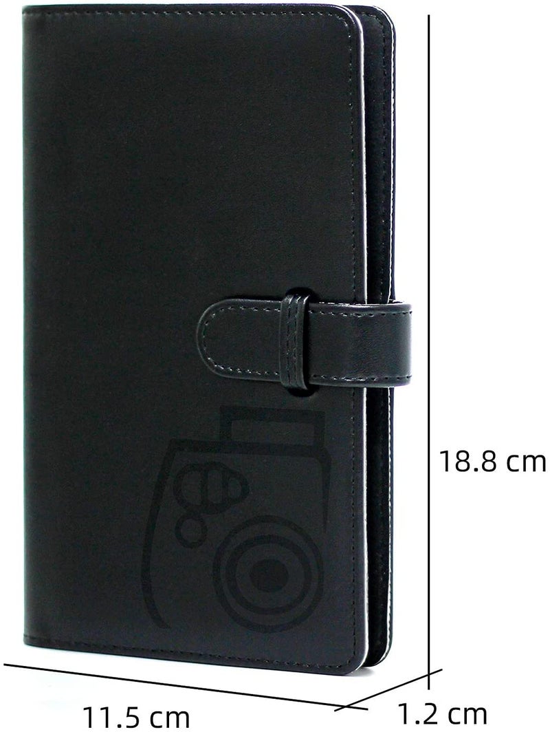 FotoCart 96 Pockets Mini Film Photo Album Book for Instax Mini LiPlay 11 9 8 7s 70 90 Link Instant Camera 3 Inch Polaroid Picture Name Card Holder (Black) - Image 2