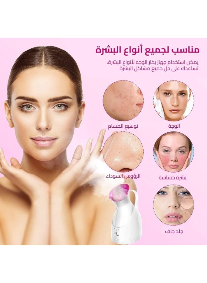 Home Gold Facial & Hair Ionic Steamer HG-608 – Spa-Like Moisturizing, Deep Pore Cleansing - Image 2