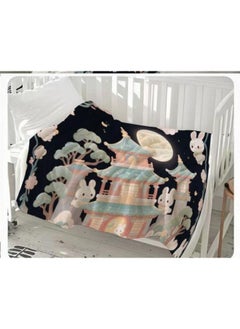 General Baby and children's cartoon flannel thin blanket (warm and comfortable, suitable for sleep, game use) 70cm*100cm - 881  - Image 2