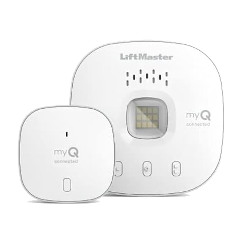 LiftMaster تحكم جراج Liftmaster myQ الذكي - محور ومستشعر جراج لاسلكي مع WiFi وبلوتوث - تحكم عبر الهاتف الذكي، 821LMC-S، أبيض - Image 2