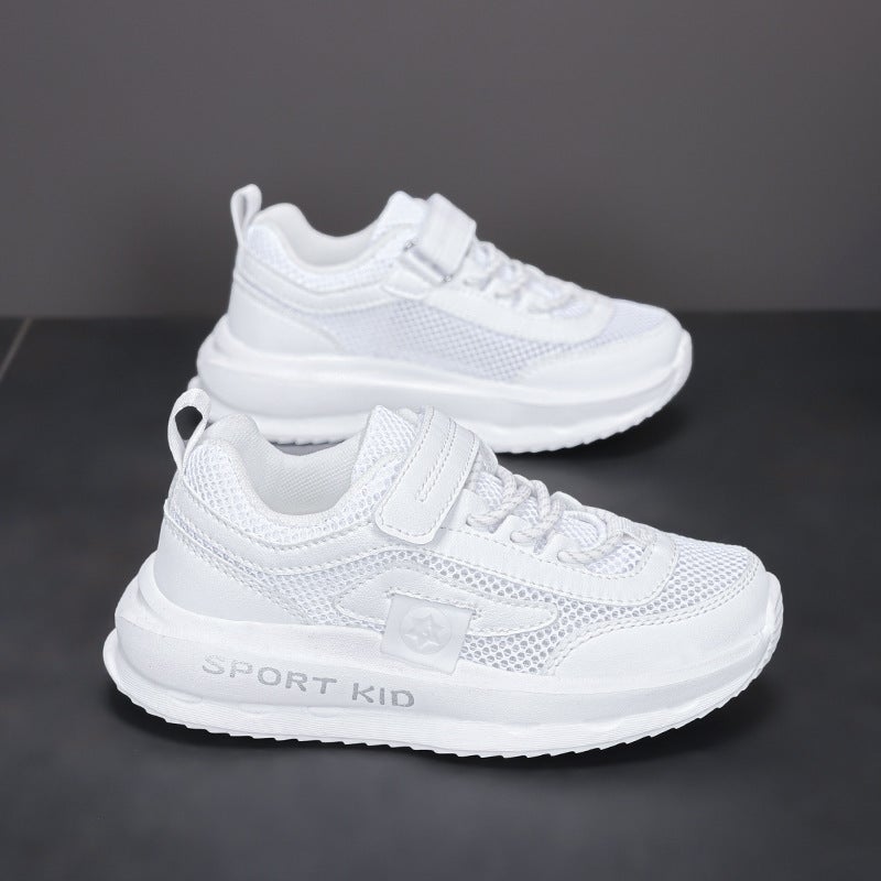 Mesh Sneakers Lightweight Flexible Sole Walking Shoes For Kids Indoor And Outdoor Activities - Image 1