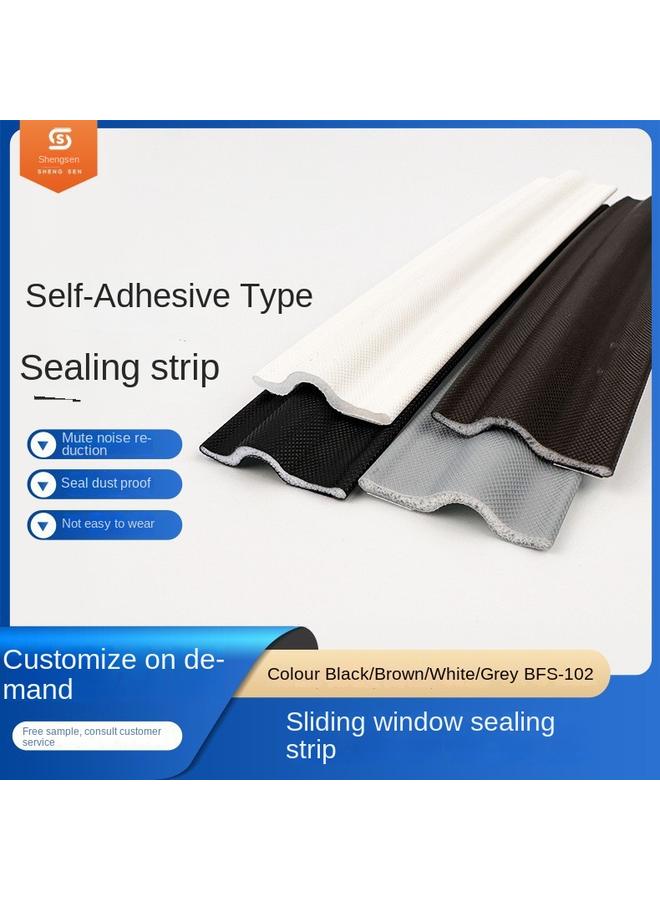 Bluejw Special For Large U Sealing Strip Sliding Window Sealing Strip Wooden Door Seam Sealing Strip - Image 1