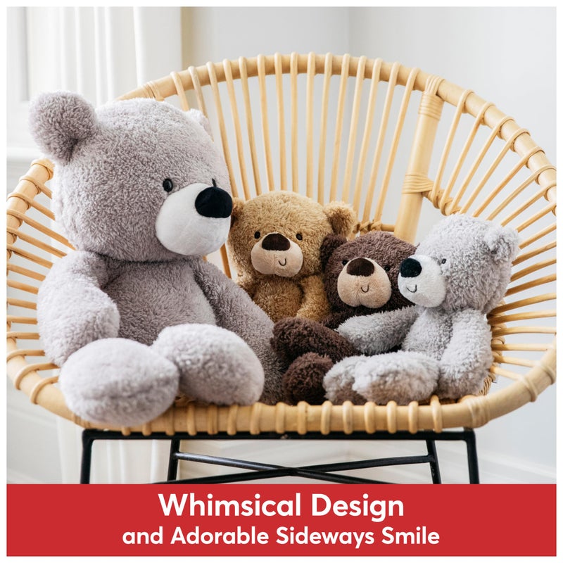 GUND Fuzzy Teddy Bear, Premium Stuffed Animal for Ages 1 and Up, Gray, 13.5” - Image 2