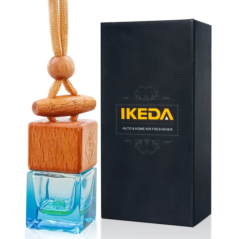 ikeda fragrance Car Air Freshener | 8ml Automotive Scents | 45-Days Long-Lasting Keep Fragrance | Automobile Hanging Diffuser Bottles | Remove Auto Odor for Men Home Deodorizer (1pcs,Dark Night) - Image 1