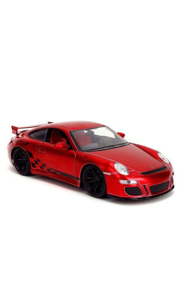 JADA Pink Slips 1:24 - 2007 Porsche 911 GT3 997, Die-Cast Car with Base, Toys for Kids and Adults - Image 5