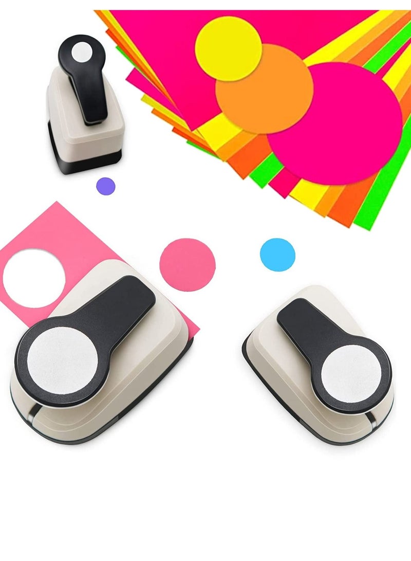 مجموعة خرامة دائرية مكونة من 3 قطع مقاس 1 بوصة لصنع خرامة الورق - Image 1