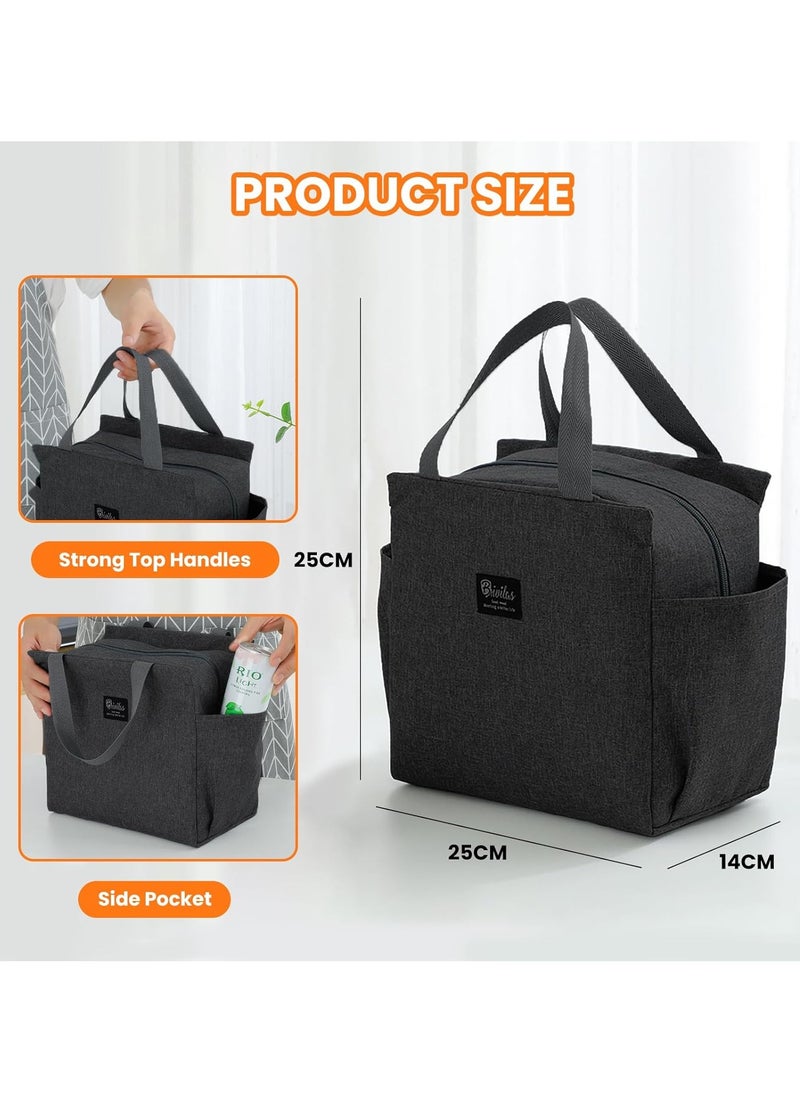 Arabest - Lunch Box Insulated Lunch Bag Tote Bag for Adult,Men,Women，Reusable Leakproof Handbags Case for Work Office School Picnic Travel(blue) - Image 1