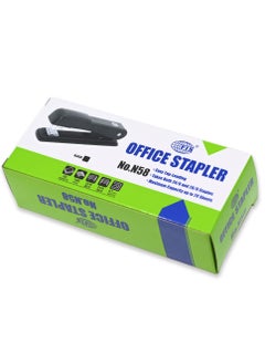 FIS FIS Metal Office Stapler with Max Capacity 100 Staple Pins, Full Strip No. 24/6&26/6 mm, depth 61 mm, 20 Sheets, Black -FSSFN58BK  - Image 4