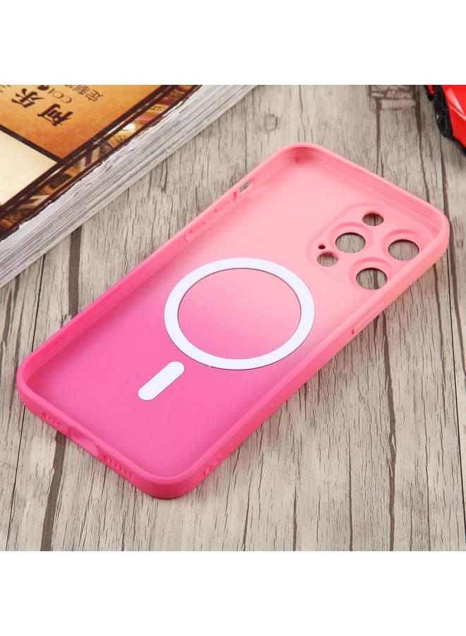 S-TOP Case For iPhone 13 Pro Liquid TPU Silicone Gradient MagSafe Phone Case - Image 5