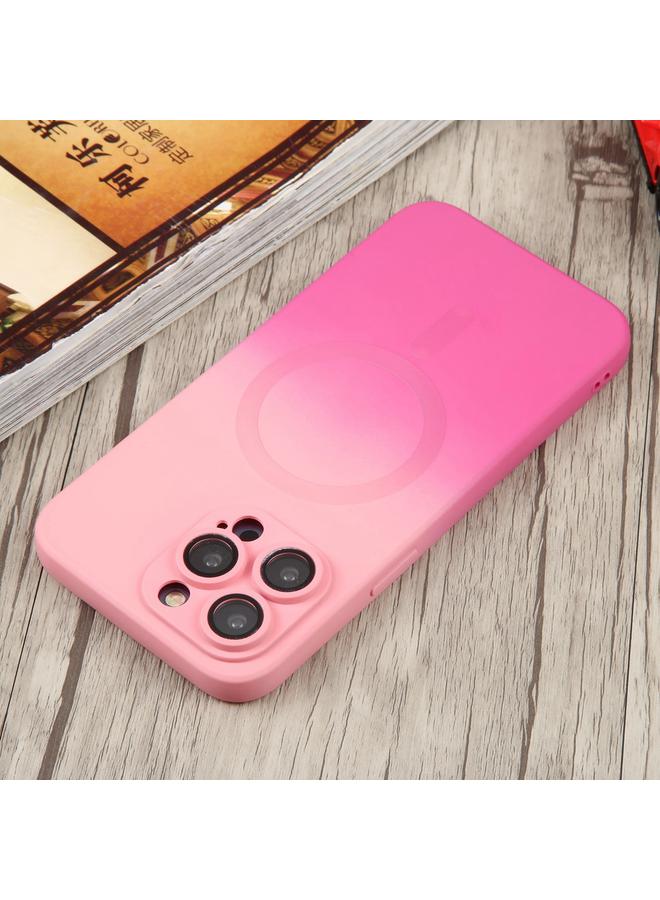 S-TOP Case For iPhone 13 Pro Liquid TPU Silicone Gradient MagSafe Phone Case - Image 4