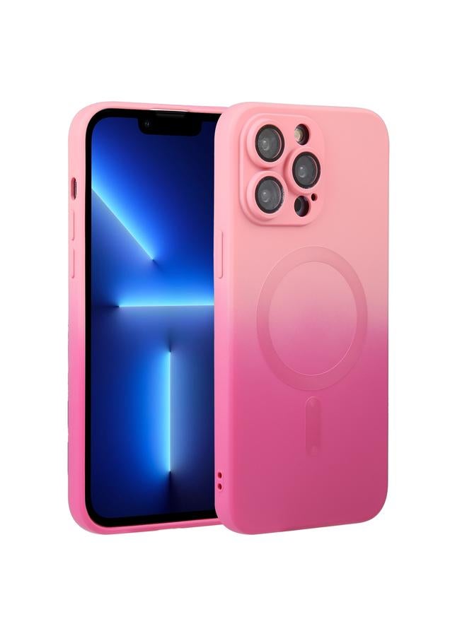 S-TOP Case For iPhone 13 Pro Liquid TPU Silicone Gradient MagSafe Phone Case - Image 1