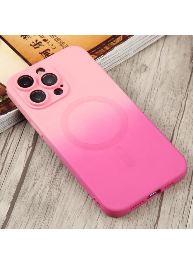 S-TOP Case For iPhone 13 Pro Liquid TPU Silicone Gradient MagSafe Phone Case - Image 2