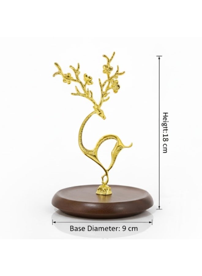 Talala Jewelry Stand, Branch Jewelry Rack With With Rotatable Base and Storage Box, Deer Tower Rack, Hanging Organizer for Ring Earrings Necklace Bracelet Display Stand for Bangles, Watch - Image 3
