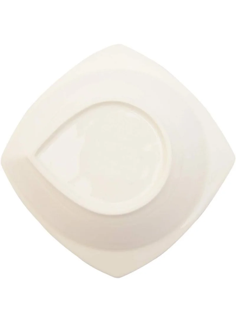 Shallow Shallow Bone China Nevel Bowl 5.5 Inch White | Elegant Small Serving Bowl for Desserts, Snacks & Sides