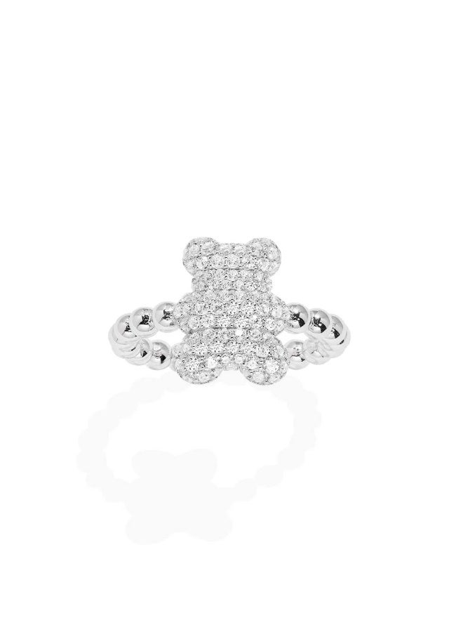 موناكو خاتم دب ثلجي لذيذ للأطفال مع خرزات - Image 1