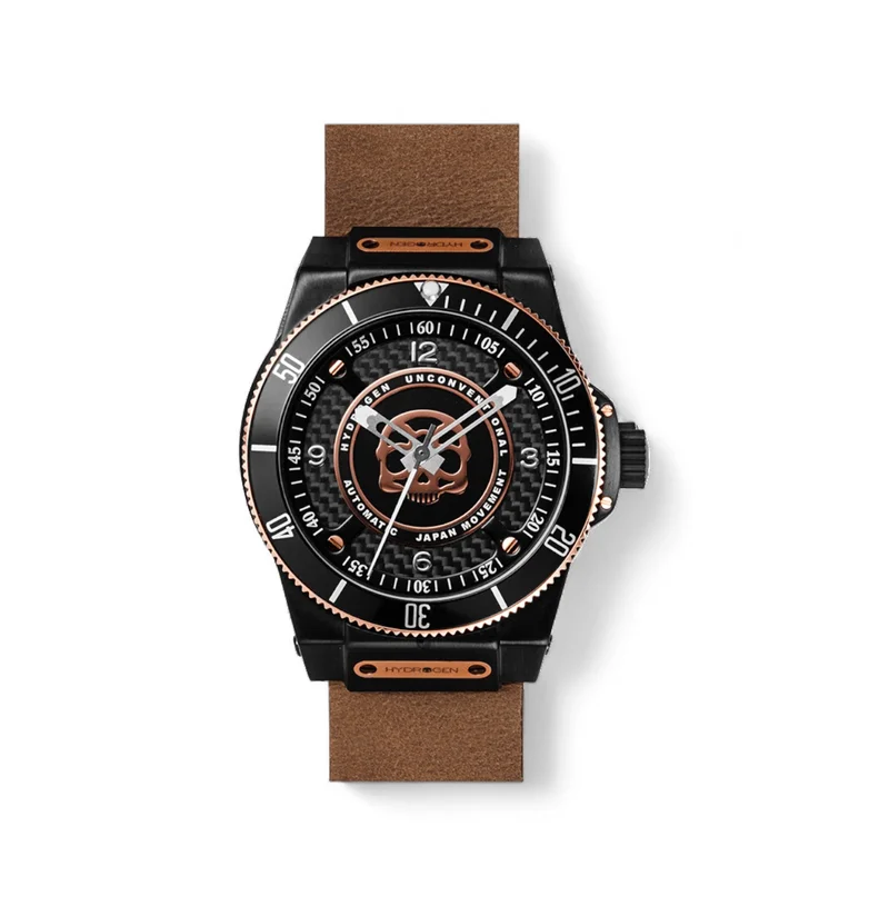 Hydrogren Sportivo Black-Brown Nato Watch